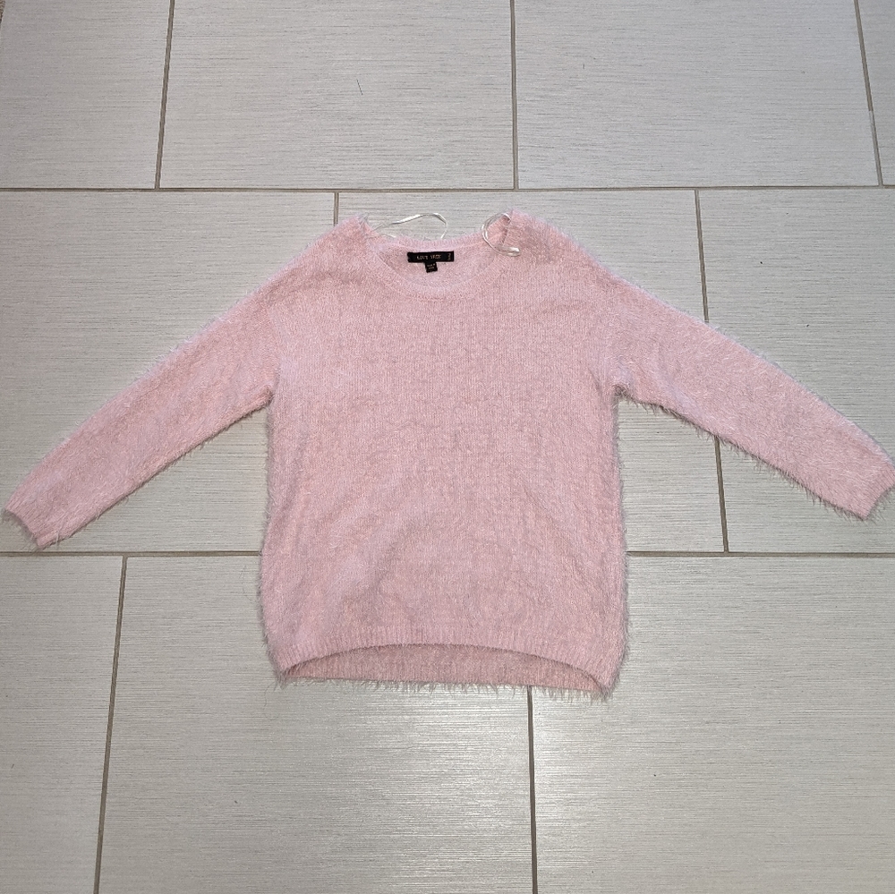 Small pink Love Tree Sweater